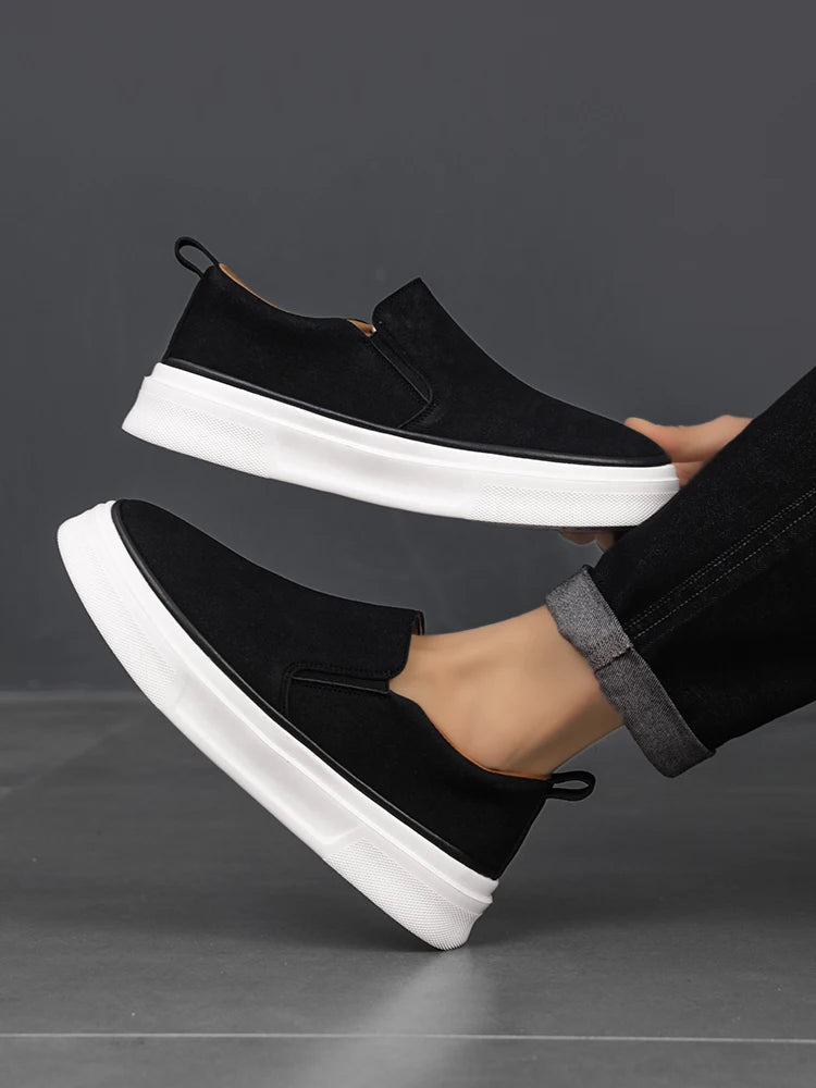 Men's Low Top Sneakers Lightweight Non-Slip Comfort Causal Walking Shoes for Male
