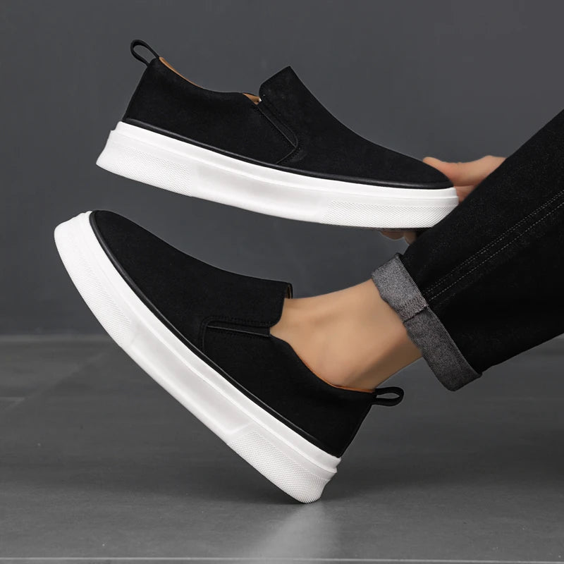 Men's Low Top Sneakers Lightweight Non-Slip Comfort Causal Walking Shoes for Male