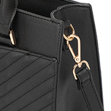 Miss Lulu Women’s Handbags, Chic V-Quilted Top Handle PU Leather Tote with Golden Hardware, Large Bag for Work, School & Travel