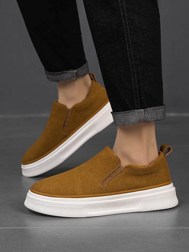 Men's Low Top Sneakers Lightweight Non-Slip Comfort Causal Walking Shoes for Male